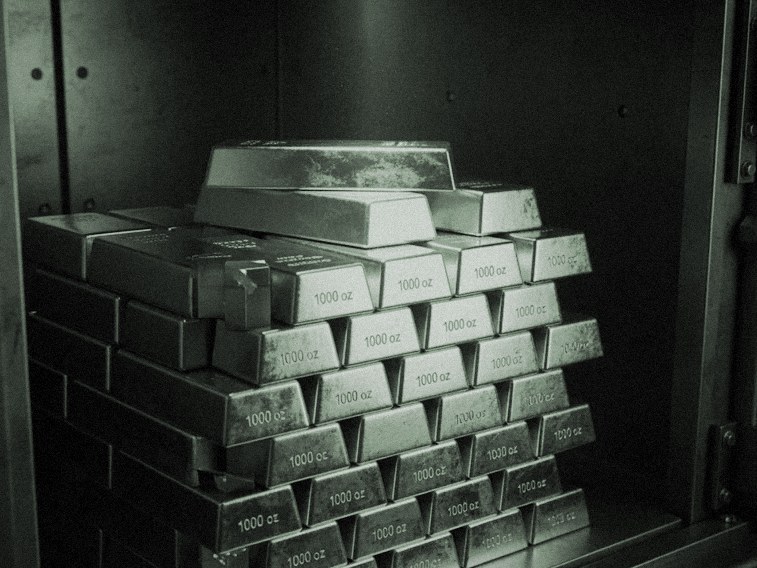 Engraved silver bars stamped uTSLA 1.0